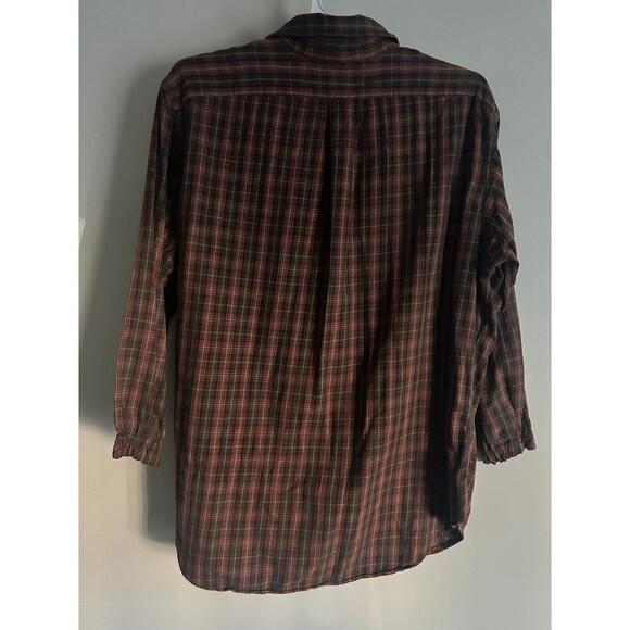Ralph Lauren Button Up Classic Fit Shirt Womens Size Large Plaid - Picture 2 of 10